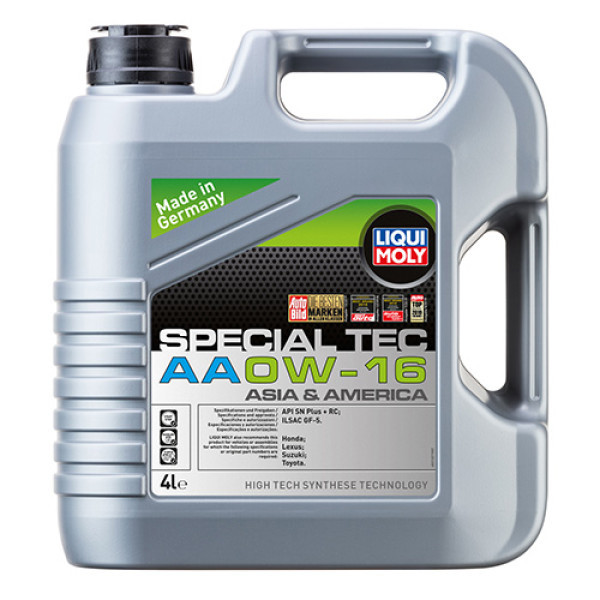 LIQUI MOLY НС-синтетична моторна олива Special Tec AA 0W-16 4л. Киев - изображение 1