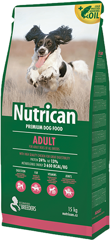 Nutrican Adult (Нутрікан Едалт) сухий корм для дорослих собак усіх порід 15 кілограмів. Запоріжжя - фото 1