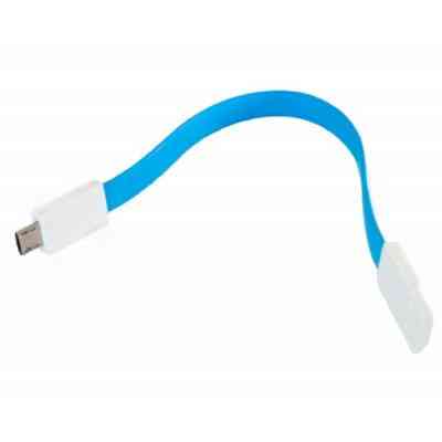 Дата кабель USB 2.0 AM to Micro 5P 0.18m blue Extradigital (KBU1785) Винница