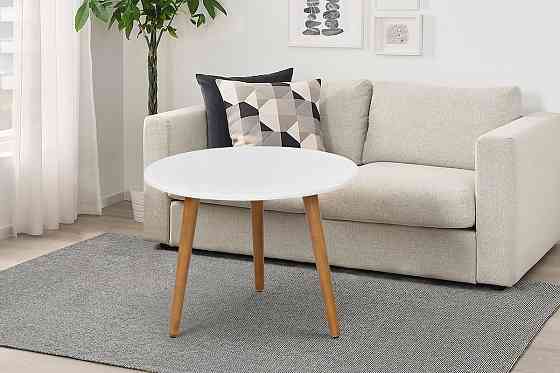 Стіл журнальн Ерік, білий/ясен Київ