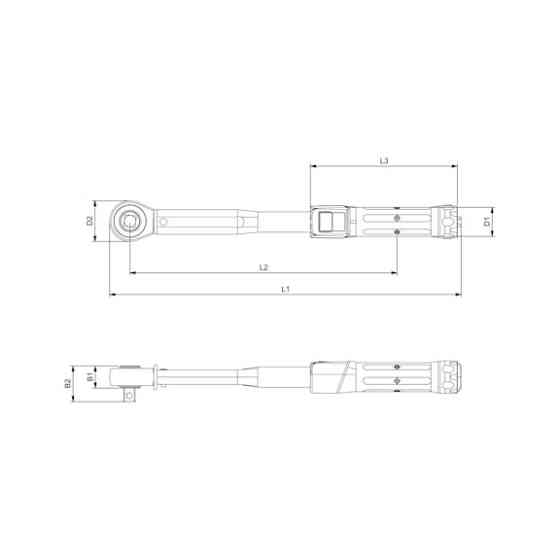 Ключ динамометричний Wurth 3/8IN-(20-100NM) Львів