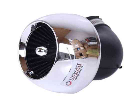 Фільтр нульовий "Turbo" хром. Ø38 мм 90° — АМ Мукачево