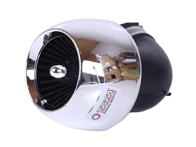 Фільтр нульовий "Turbo" хром. Ø38 мм 90° — АМ Мукачево - фото 1