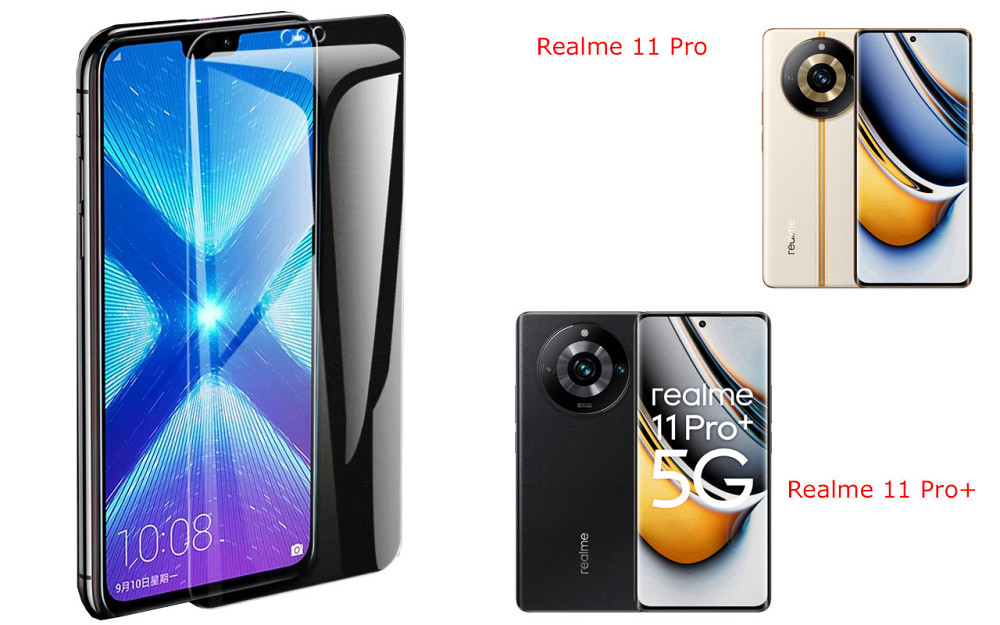 Защитное стекло NeoGlass для Realme 11 Pro, Realme 11 Pro+ – ультрапрозрачное и устойчивое Киев - изображение 2