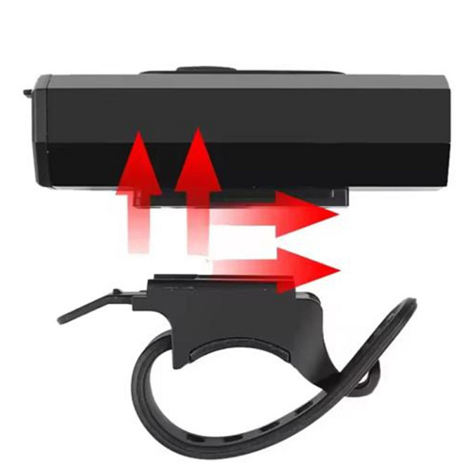 Велофонарь BK-08/01 Pro-2XPE, ALUMINUM, индикация заряда, Waterproof, акумулятор, ЗУ microUSB Бровары - изображение 4
