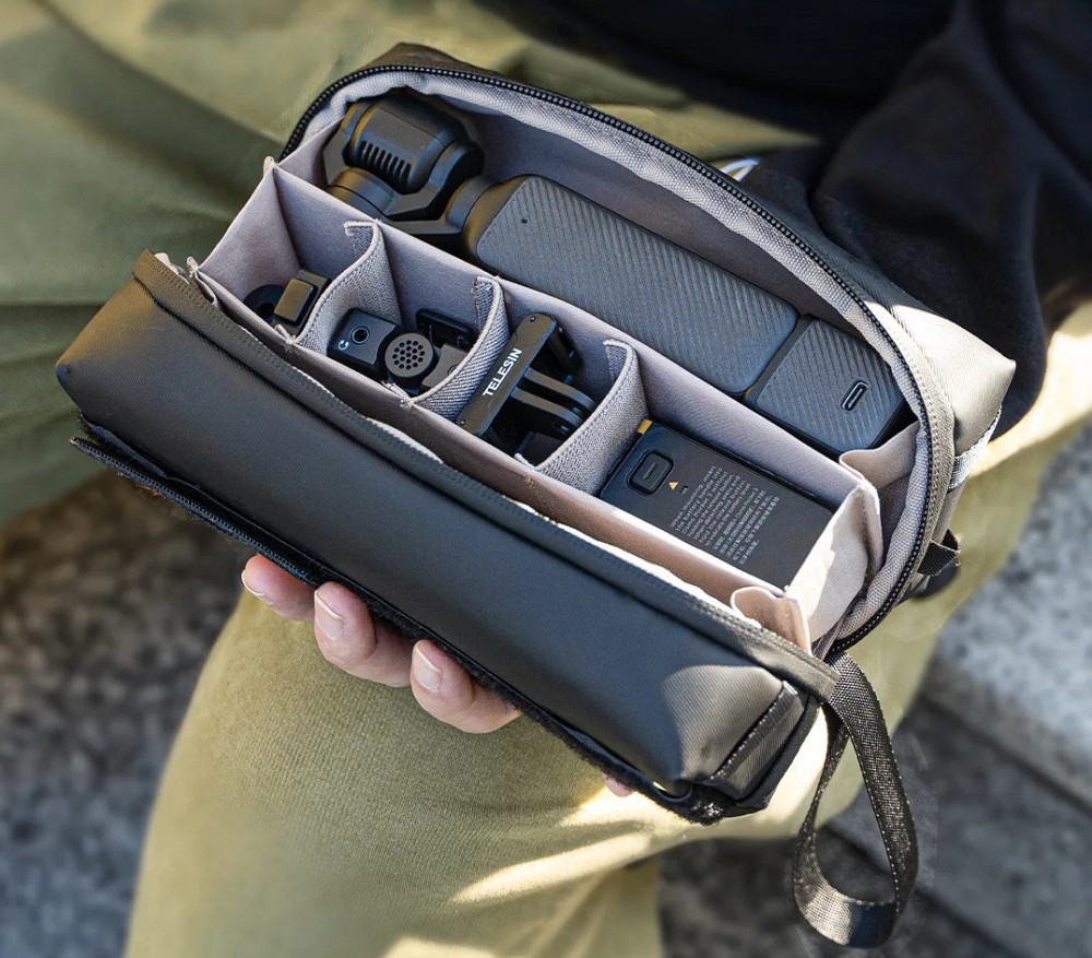 Сумка для DJI Osmo Pocket 3 захисна вологостійка Telesin S6-PRC-08-TDJ Київ - фото 3