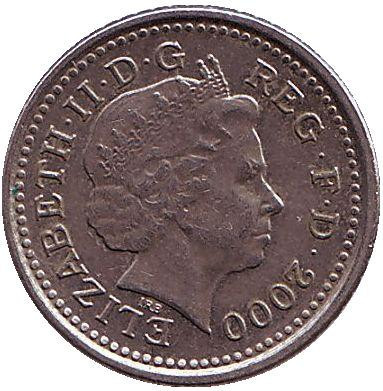 Монета 5 пенсів. 2000 рік, Великобританія. Полтава - фото 1