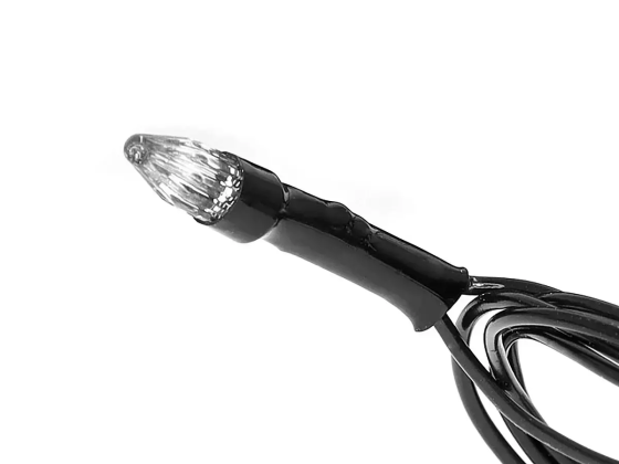 Гирлянда черный провод прозрачная конусная лампа 100LED (микс) LED100M-2 для дома и улицы Одесса