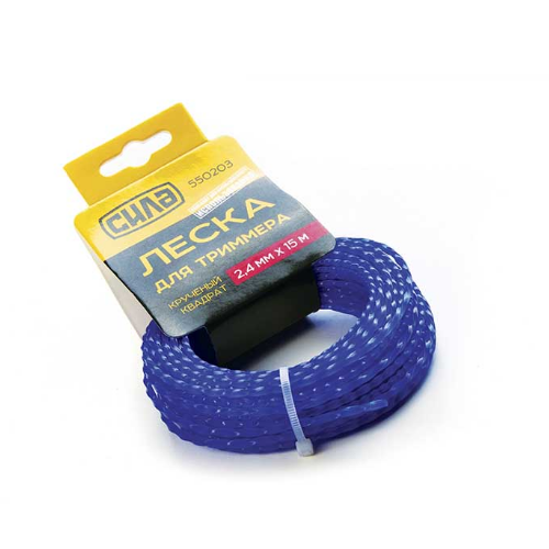 Ліска для тримера d2,7мм 15м зріз/кручений квадрат СИЛА Житомир - фото 1