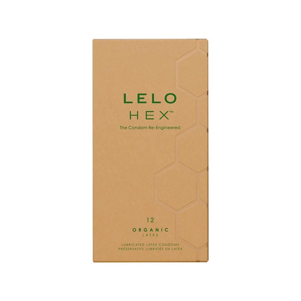 Презервативи LELO HEX Condoms Organic 12 Pack, тонкі та суперміцні Sex Aura Київ - фото 2