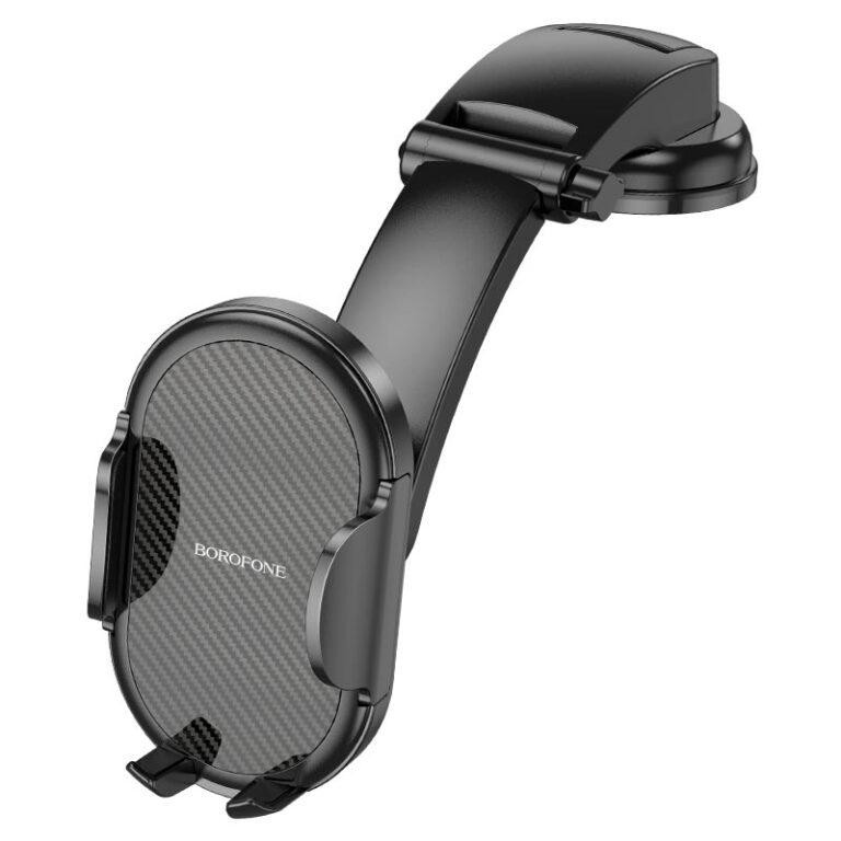 Автотримач для телефона BOROFONE BH73 Charm press type center console car holder Black Ковель - фото 3