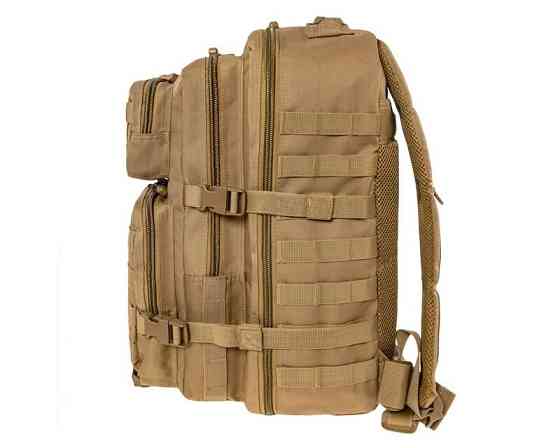 Тактичний рюкзак койот 36 літрів поліестер з molle і водозахистом для військових та походів Львів
