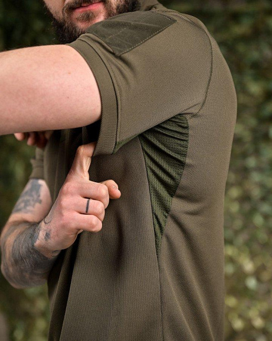 Комплект тактический  футболок олива ДЛ7043 Одесса - изображение 5