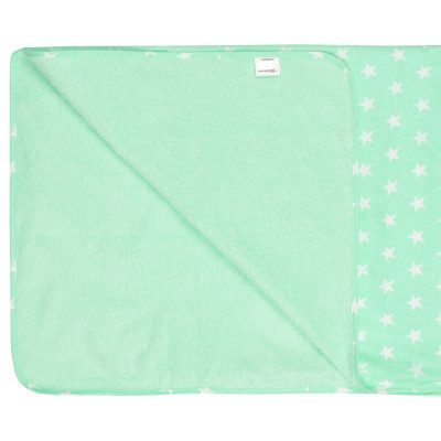Пеленки для младенцев Еко Пупс Eco Cotton непромокаемая двухсторонняя 65 х 90 см ментол Звездочки (EPG10N-6590zk) Винница - изображение 3