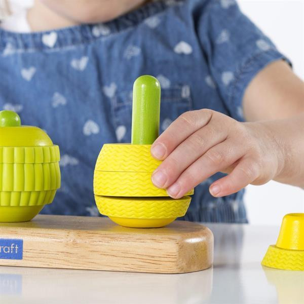 Пирамидка Guidecraft Manipulatives Фрукты (G6732) Харьков - изображение 11