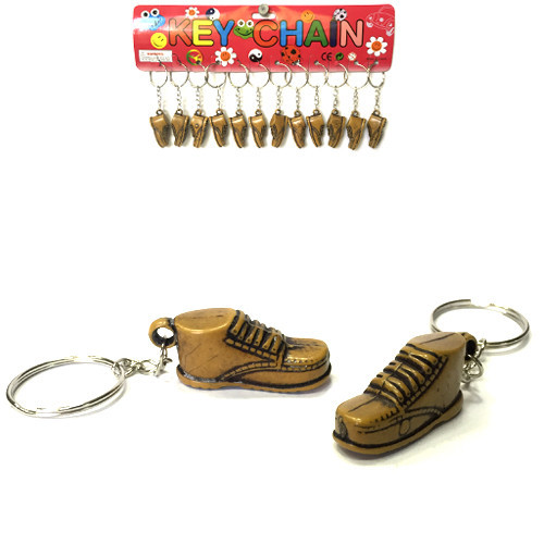 Брелок на ключи из кости Ботинок 12 шт уп Киев - изображение 1