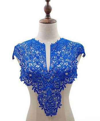 Воротник апплиация пришивной синий Киев - изображение 1