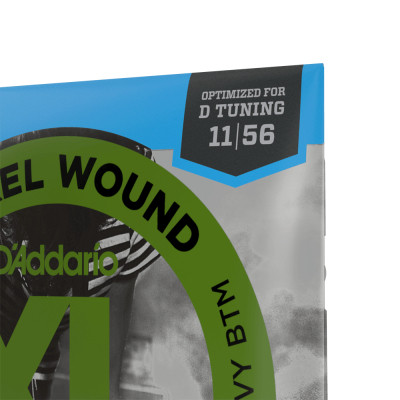 Струны для гитары D'Addario XL Nickel Wound Medium Top / Extra Heavy Bottom (11-56) (EXL117) Винница - изображение 4