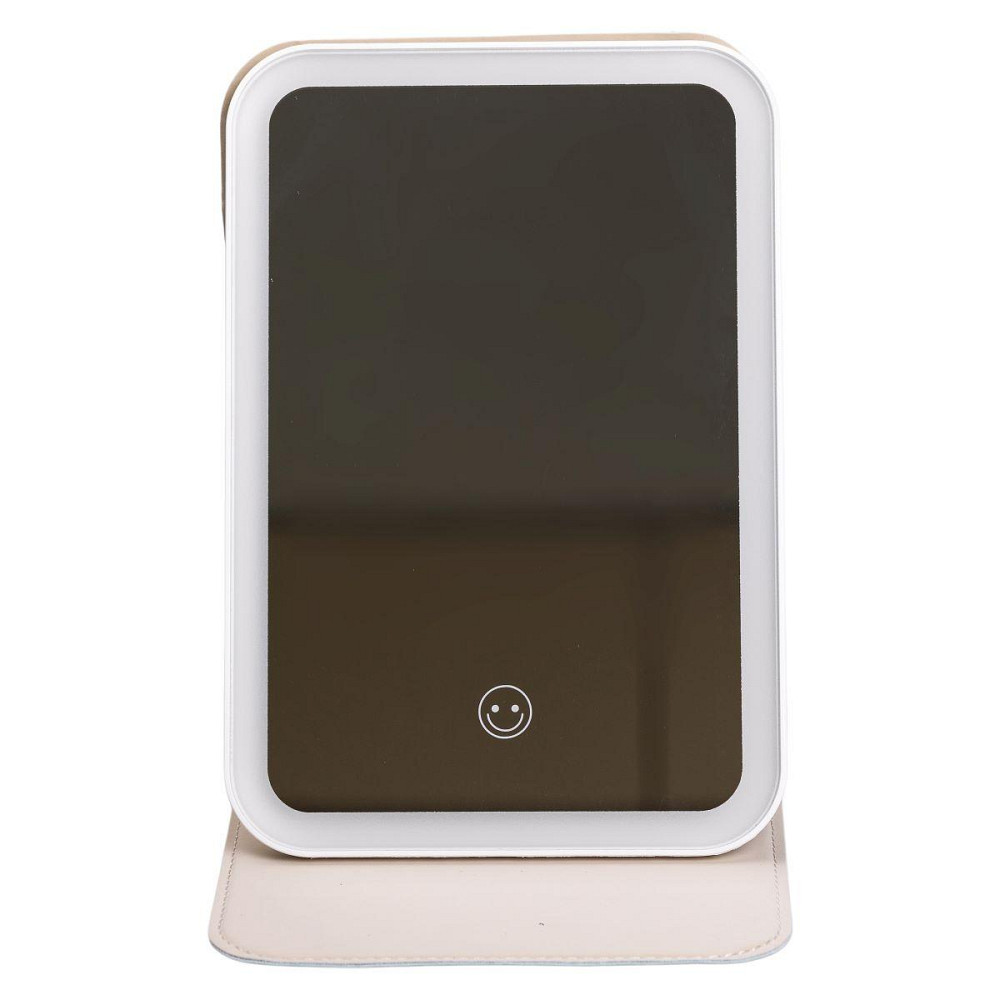 Дзеркало з лед підсвічуванням настільне складне 19.5х13.5 см косметичне для макіяжу HP-10-8AV Київ - фото 2