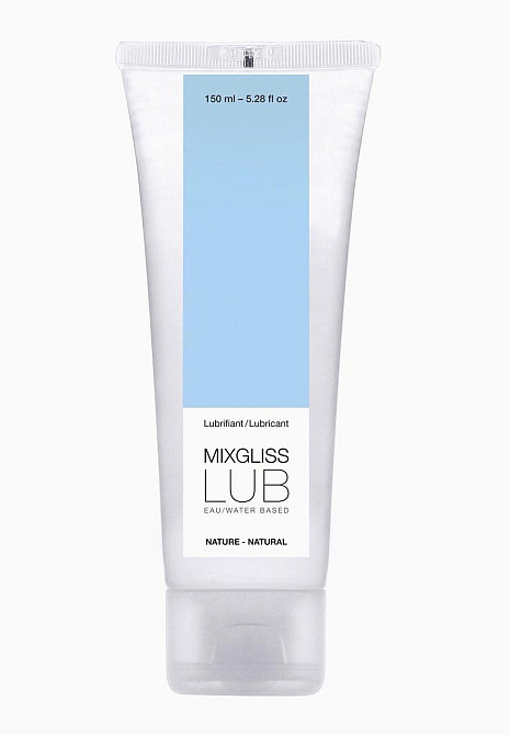 Лубрикант на водной основе MixGliss LUB NATURE (150 мл) с алантоином и экстрактом алоэ Sex Aura Киев - изображение 1