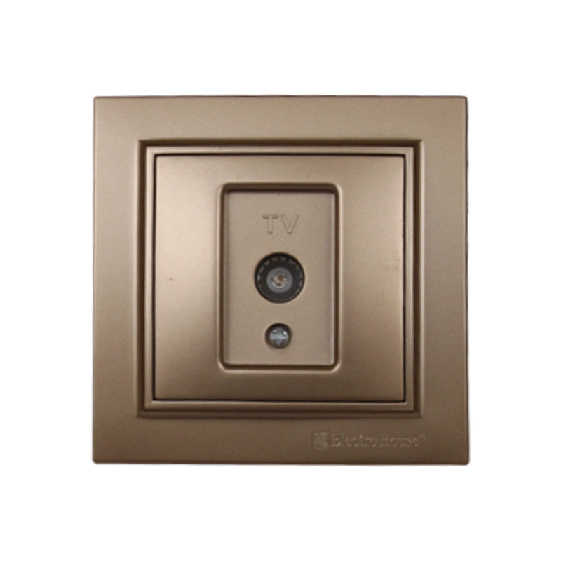 Розетка телевизионная, Enzo роскошное золото Днепр - изображение 1