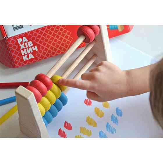 Гра навчально-пізнавальна "Рахівниця" 3х5 Igroteco 900132 Вінниця