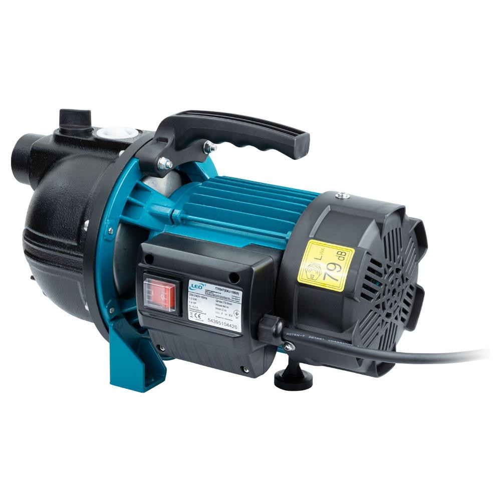Насос відцентровий самовсмоктуючий 1.0кВт Hmax 44м Qmax 73л/хв LEO EKJ-1002I (775347) Рівне - фото 3