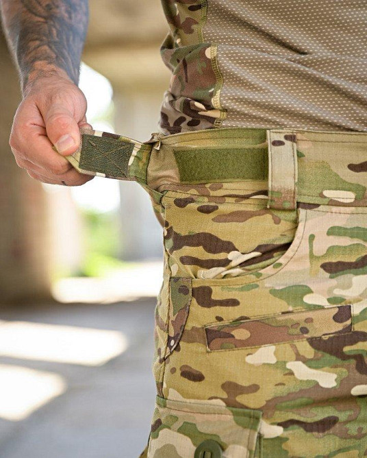 Шурмовые тактические штаны AGESIS  мультикам РП7381 Одесса - изображение 10