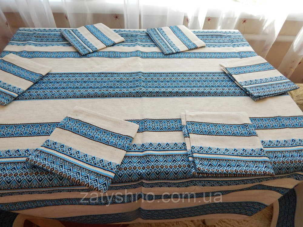 Скатертина з серветками на подарунок за кордон Київ - фото 2