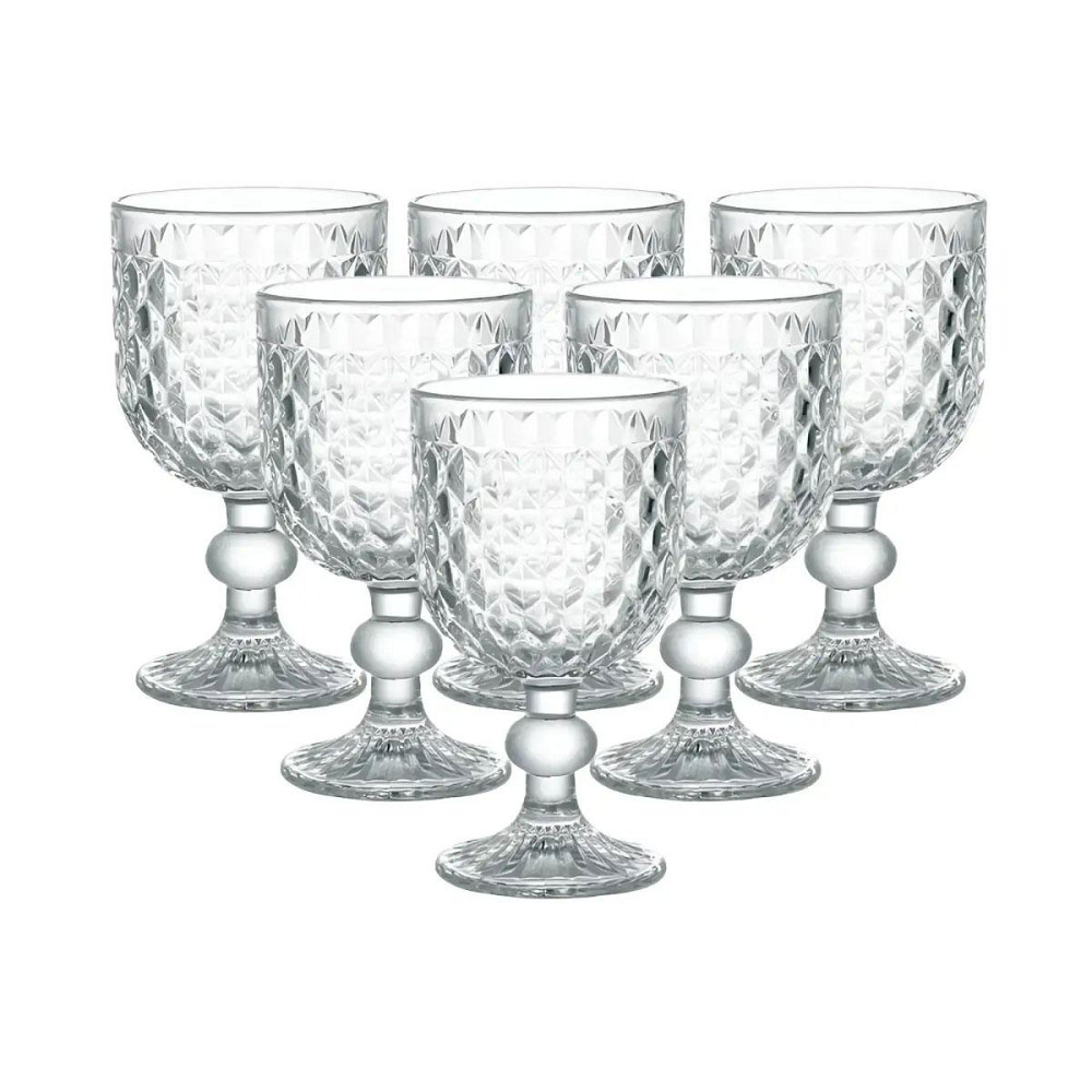 Келихи для червоного вина 6 штук на низькій ніжці HP4153 Київ - фото 1