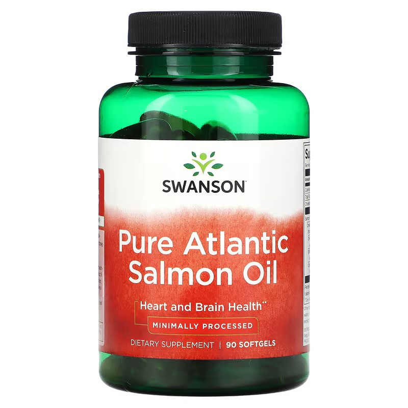 Олія атлантичного лосося Swanson Pure Atlantic Salmon Oil 90 Softgels Луцьк - фото 1