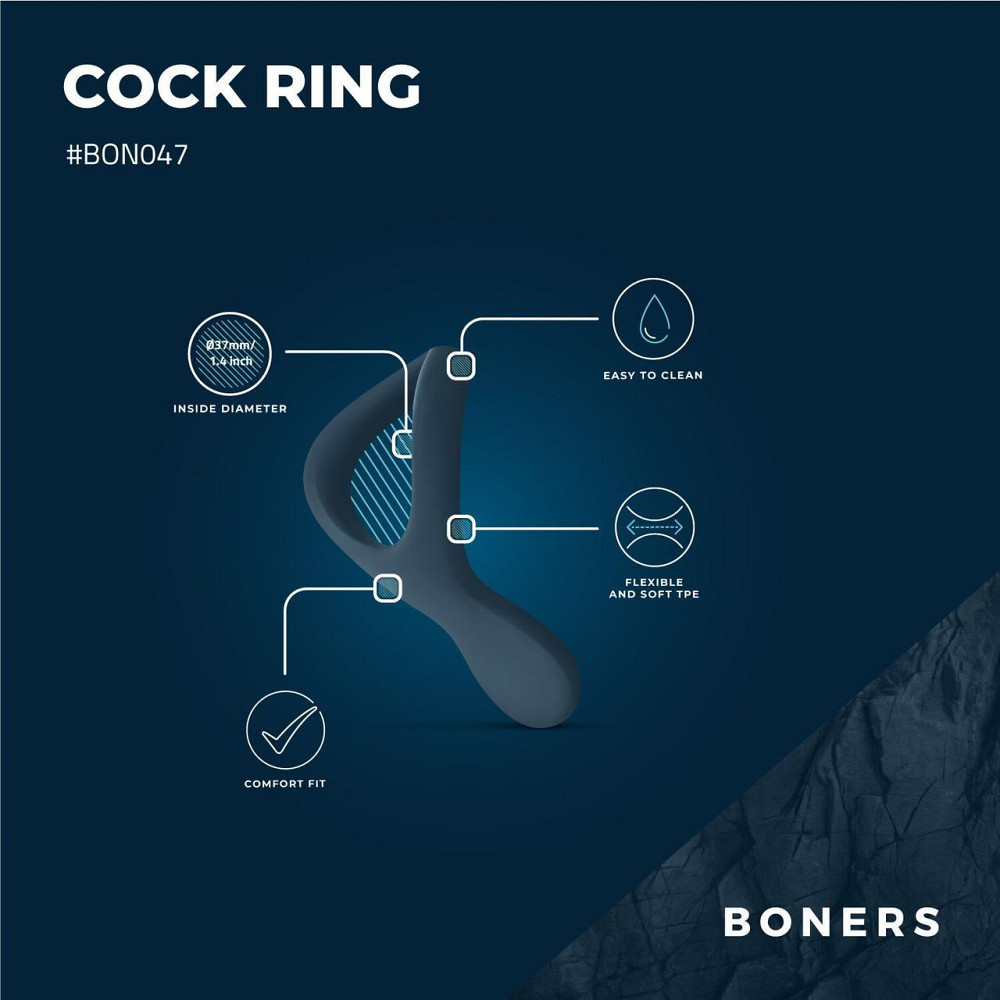Ерекційне кільце Boners Cock ring Sex Aura Київ - фото 10