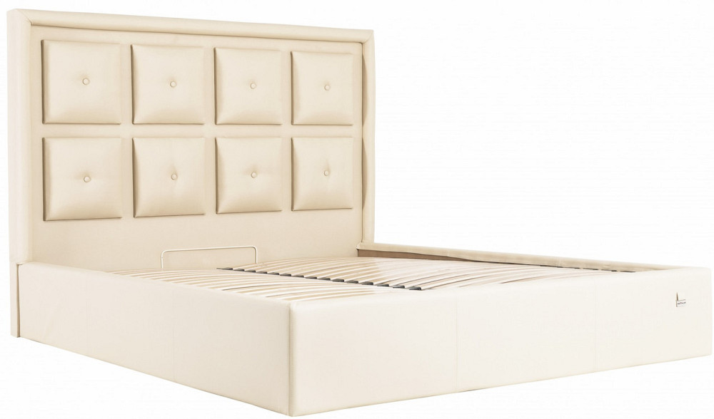 Кровать Windsor Comfort 140 х 190 см Fly 2207 С подъемным механизмом и нишей для белья Бежевый Днепр - изображение 12