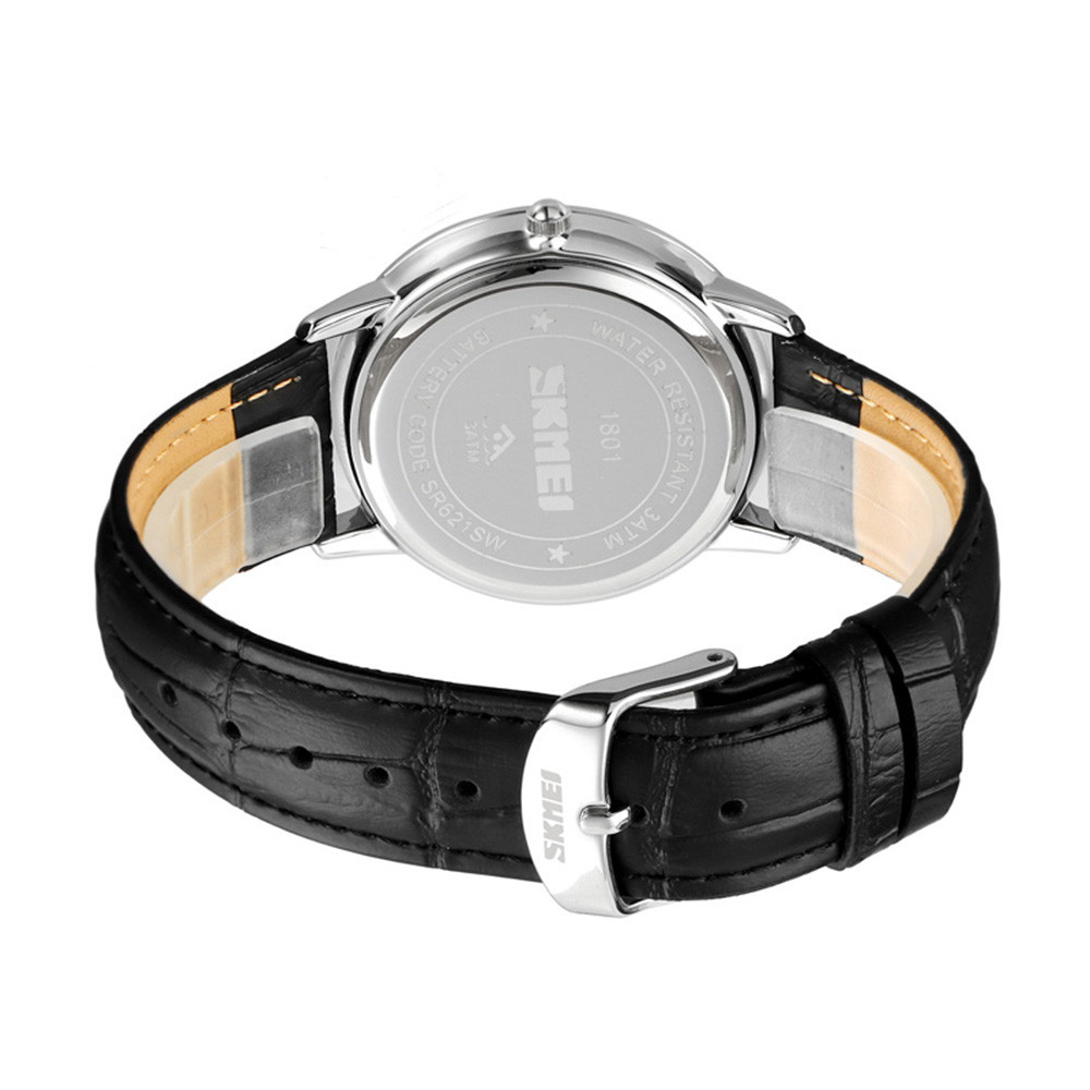 Skmei 1801LGDWT Gold-White Leather Київ - фото 4