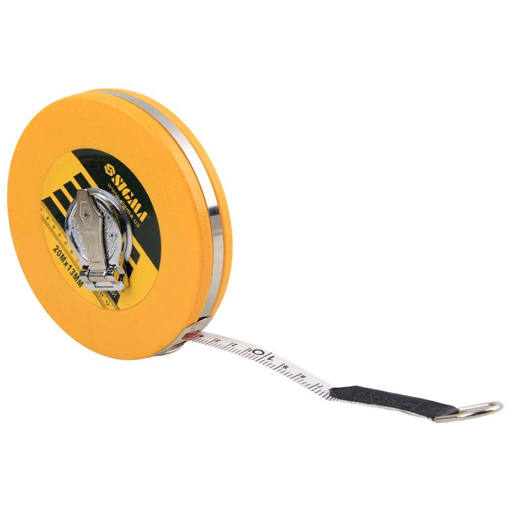 Рулетка геодезична закритий корпус скловолоконне полотно 20 м × 13 мм SIGMA (3831201) Київ - фото 3