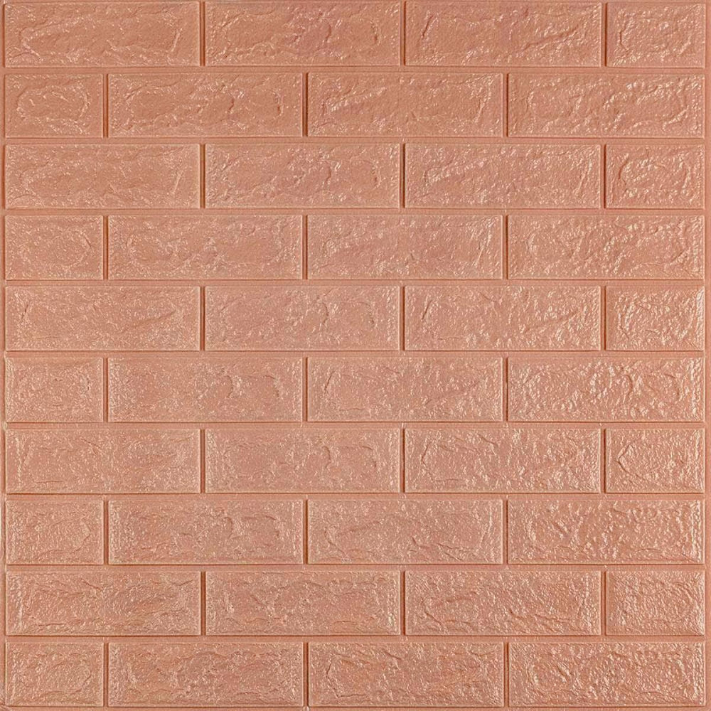 3D панель самоклеюча цегла Пудра 700х770х5мм SW-00001801 Дніпро - фото 1