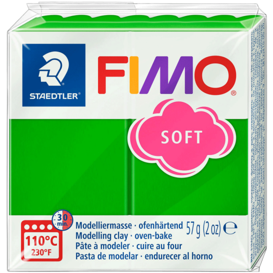 Пластика для бижутерии Soft Тропическая зеленая 57г Fimo Киев