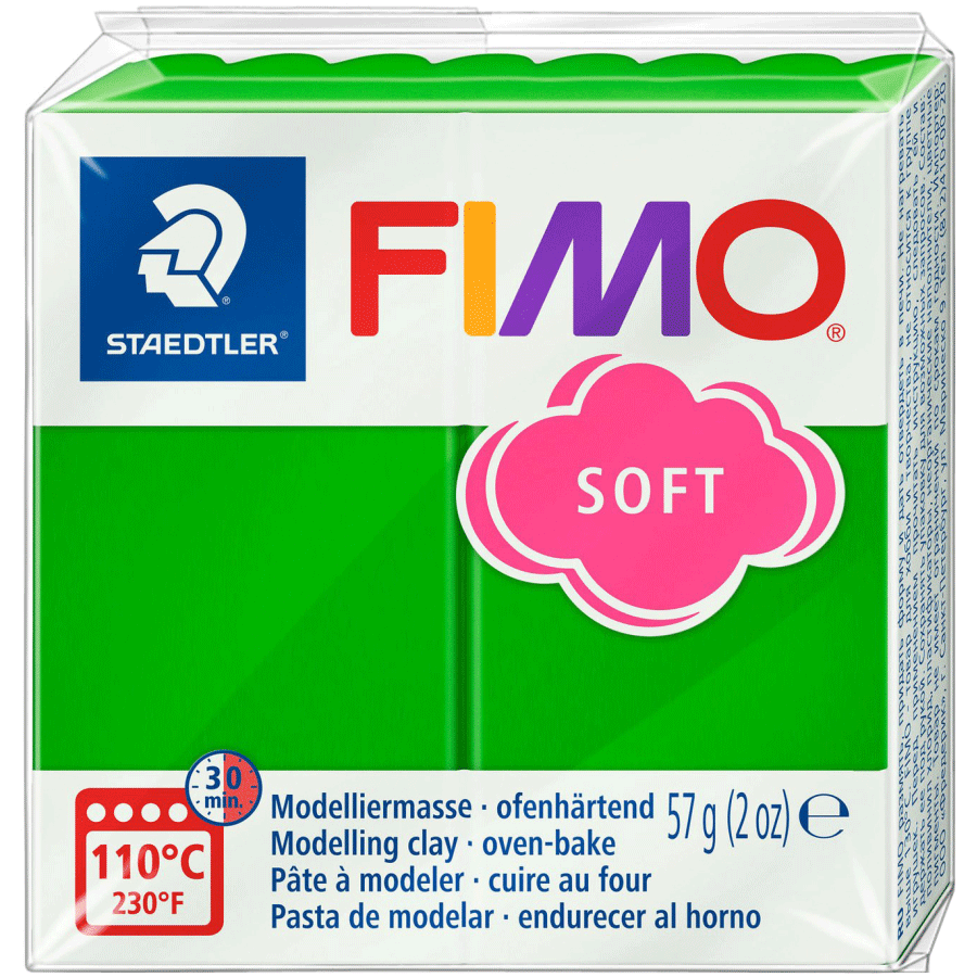 Пластика для біжутерії Soft Тропічна зелена 57г Fimo Київ - фото 1
