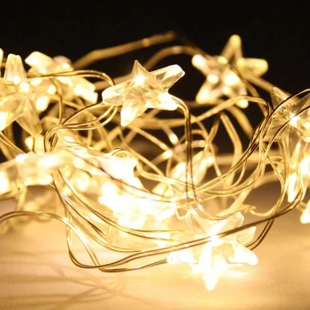 Гирлянда-бахрома для праздника (Stars) Curtain 12-W 3м*0.8*.05 8113 Одесса - изображение 1