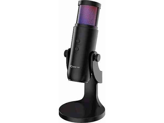 Мікрофон компютерний настільний ігровий XMC-03 USB RGB чорний 1,45м ТМ Xtrike Київ
