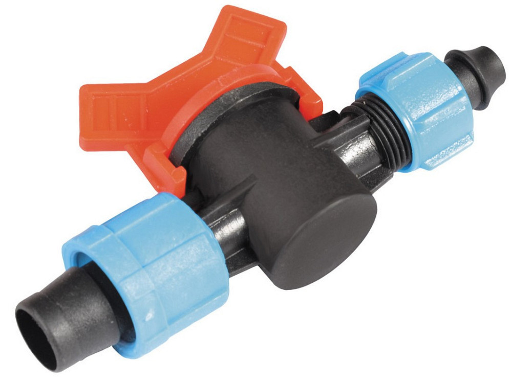 Кран стартовый для капельной ленты ХОЗЯЙСТВО 16 мм с поджимом 92-9152 Ровно - изображение 1