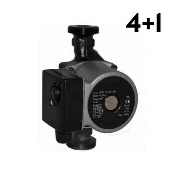 Насос циркуляционный GRS UPC 25/60/180 (серый) с кабелем (без гаек) (4+1) Киев