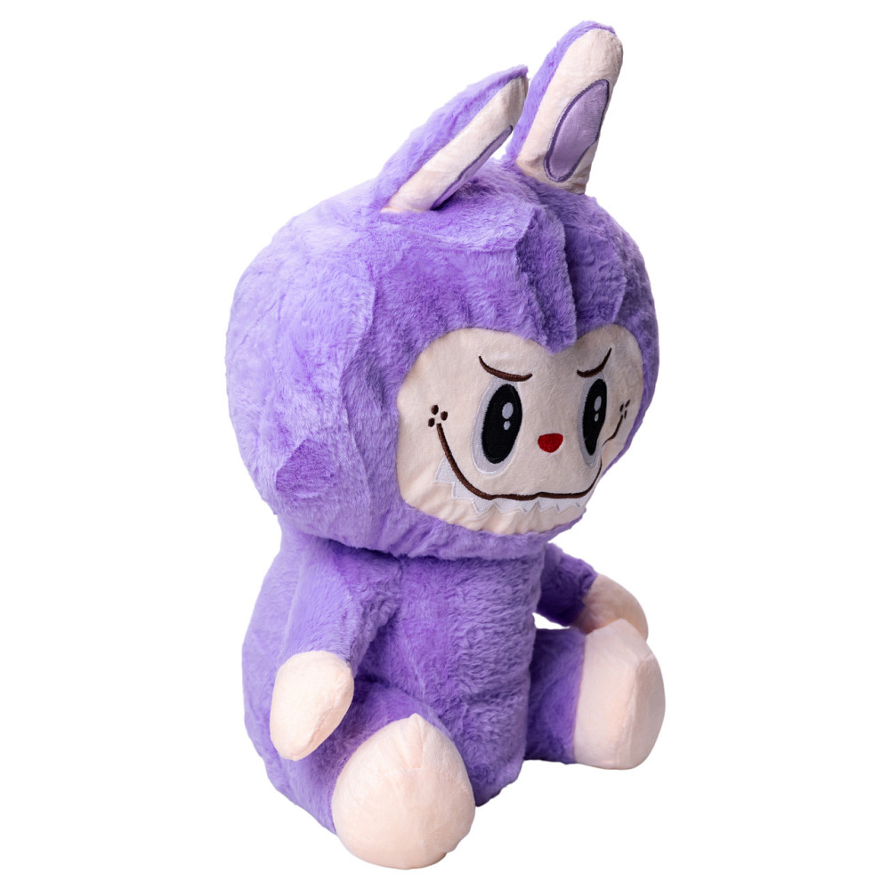 ТМ COLORFUL HOME М'яка іграшка-плед, подушка 3 в 1 Лабубу 50 см Фіолетовий ТМ COLORFUL HOME LAB Коломия - фото 5