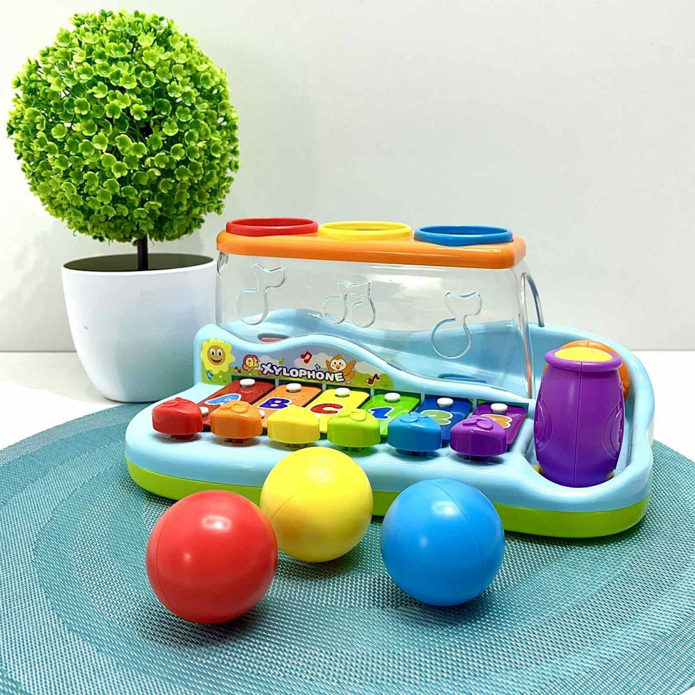 Ксилофон Limo Toy розвиваюча іграшка музична 26см (9199) Чернігів - фото 8