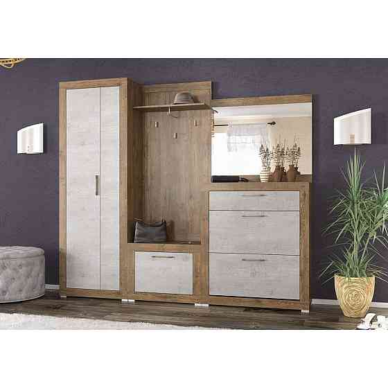 Шкаф 680 2Д Прихожая Парма Бетон индастри Львов