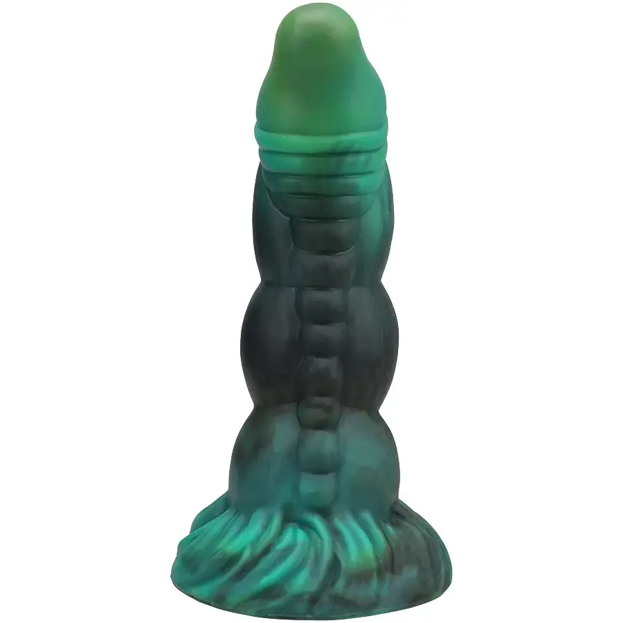 Фентезійний фалоімітатор Doc Johnson Vac-U-Lock x Fantasy Fuckers Green Serpent Львів - фото 4