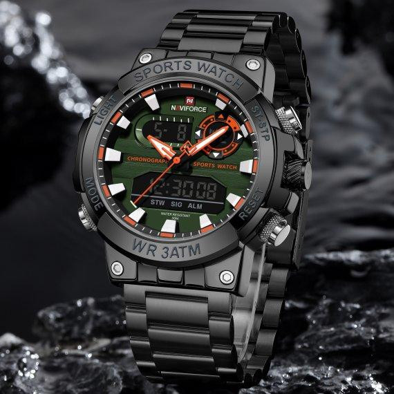 Часы мужские тактические Naviforce Brutal (Черный) Киев - изображение 7