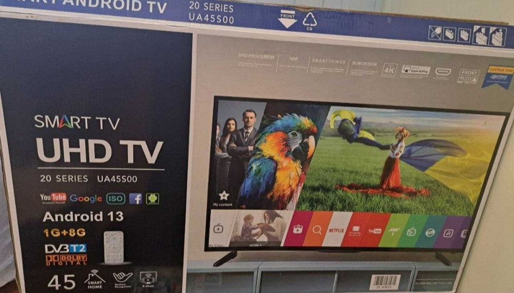 Мощный телевизор: Samsung 4 K, Smart TV 45