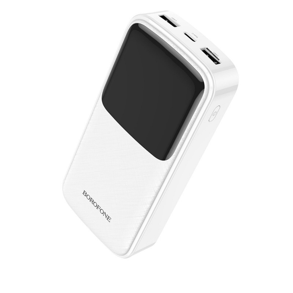 Зовнішній акумулятор BOROFONE BJ17A Oceanic digital power bank 20000mAh White Киев - изображение 1