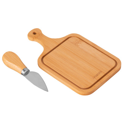 Доска для подачи Ardesto Midori, 2 предмети, 19х11х0.8см, бамбук, нержавіюча сталь (AR0936) Вінниця - фото 3
